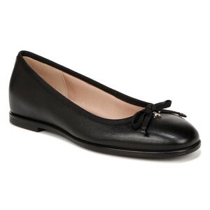 Naturalizer Black Leather women Flats with Bow